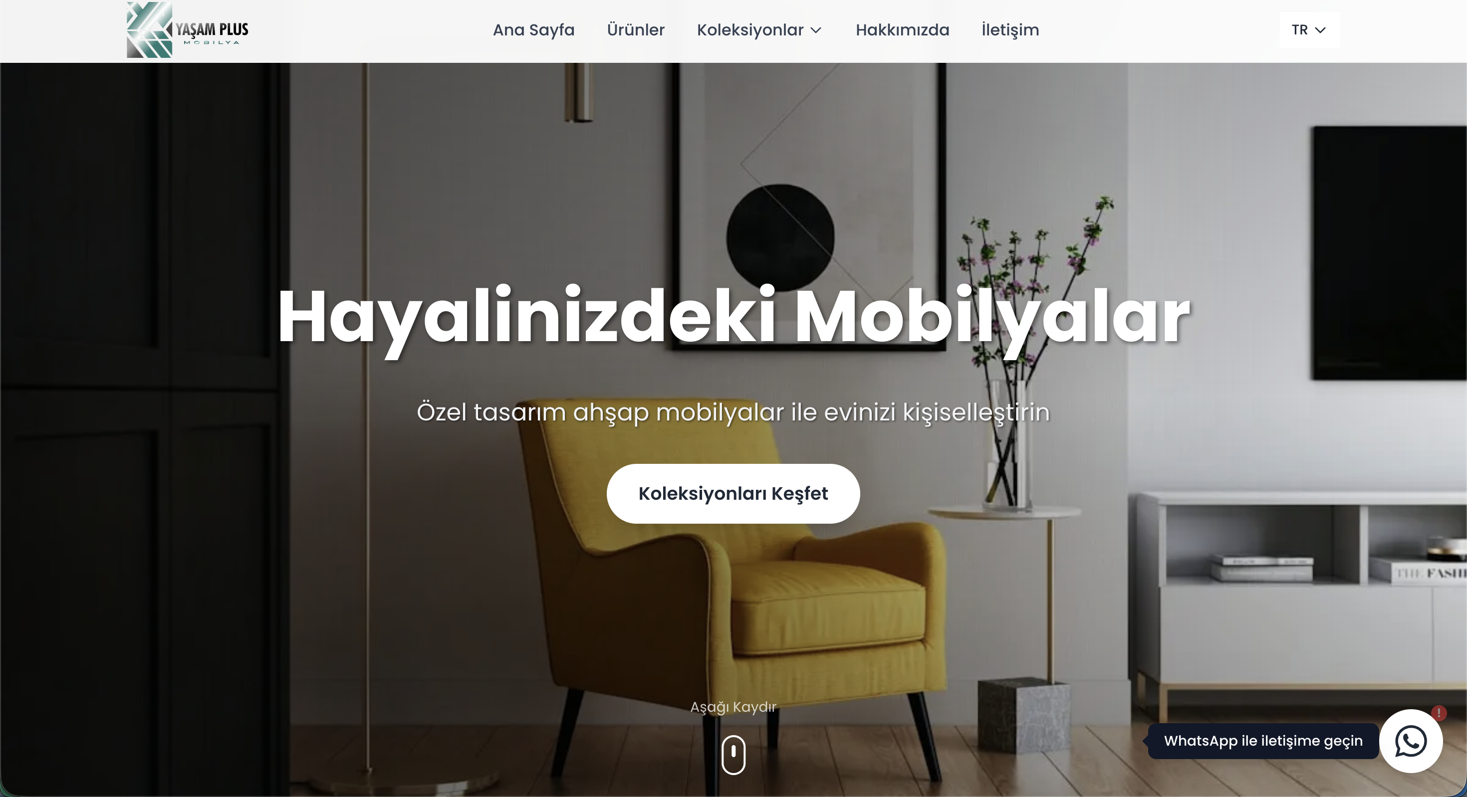 Yaşam Plus Mobilya - Kurumsal Web